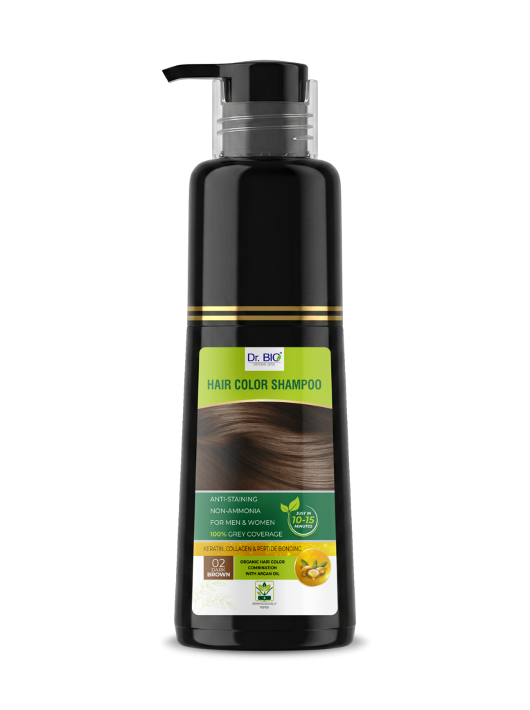 Dr. Bio Dark Brown Hair Colour Shampoo